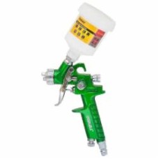 Краскораспылитель пневматический Sigma HVLP-mini Ø 0.8 (зеленый) с верхним баком (пластиковый) 6812041 Краскораспылитель пневматический Sigma HVLP-mini Ø 0.8 (зеленый) с верхним баком (пластиковый) 6812041