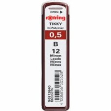Набор грифелей Tikky 0,5 мм графит S0312640 Rotring Drawing 12 шт.