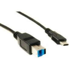 Кабель PowerPlant USB Type-C – USB Bm 1,5 м черный (KD00AS1275)