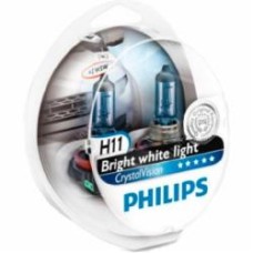 Автолампа накаливания Philips Cristal Vision H11 55 Вт 2 шт.(52646128)