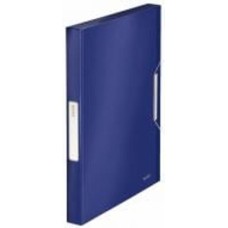 Папка-бокс Style PP 30 мм титановая синяя 39560069 Leitz