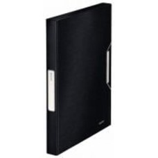 Папка-бокс Style PP 30 мм сатиновая черная 39560094 Leitz