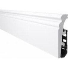 Плинтус (194) Arbiton VEGA белый 80x2400 мм