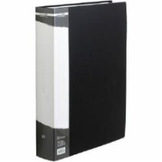 Папка с файлами пластиковая 80 А4 в пласт.чехле черный Buromax BM.3628-01