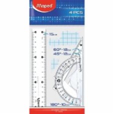 Набор для черчения Essentials Mini прозрачный MP.242815 Maped