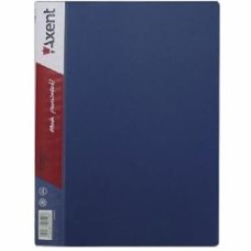 Папка с файлами 30 шт. А4 синяя Axent