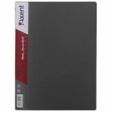 Папка с файлами 40 шт. А4 серая Axent