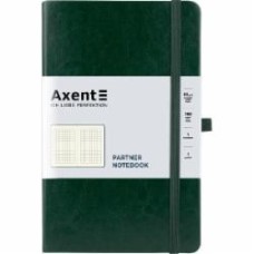Книга для записей Partner Lux, 125 * 195, 96л, кл, зеленый Axent