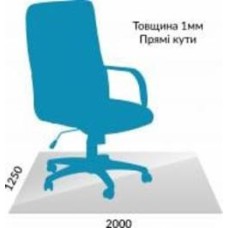 Защитный коврик поликарбонатный 1,0 мм 1,25 м x 2,00 м