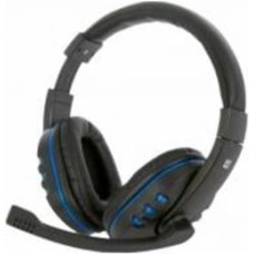 Гарнитура игровая Defender Warhead G-160 black/blue кабель 2,5 м.