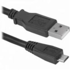Кабель Defender USB 2.0 AM—MicroBM 1,8 м черный (87459)