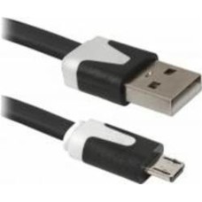 Кабель Defender USB – microUSB 1 м черный (87475)