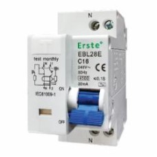 Дифференциальный автомат Erste EBL28E 4,5кА 1п+Н C25 30мА EBL28E-25C003