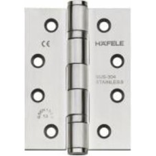 Петля Hafele 489.02.324 102x76x3 мм сатин универсальная 2 шт.
