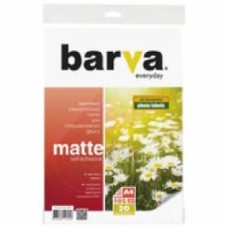Фотобумага Barva Everyday Матовая Самоклеящаяся 105 г/м2 A4 20 л (IP-ALE105-268) белый
