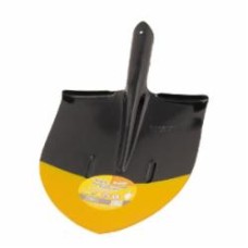 Лопата MasterTool Американка 240х290х425 мм черно-желтая покраска 0,9 кг