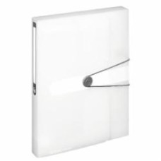 Папка-бокс на резинке Easy Orga To Go А4 4 см бесцветная полупрозрачная 11206174 Herlitz