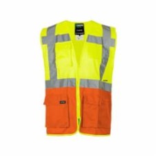 Жилет сигнальный Sizam Hi-Viz Coventry р. S рост универсальный 30259 желтый с оранжевым