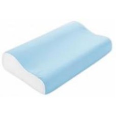 Наволочка запасная Aero Ocean Blue на подушку «с памятью» L 40x60 см голубой с белым Sonex