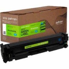 Картридж Patron HP 201X CF401X Green Label PN-201XCGL (CT-HP-CF401X-C-PN-GL) голубой