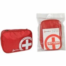 Футляр для аптечки Poputchik красный Ф-02-005-М