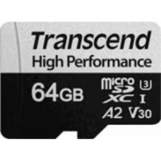 Карта памяти Transcend microSDXC 64 ГБ Class 10 (TS64GUSD340S) 340S UHS-I U3 A2 + AD