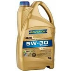 Моторное масло RAVENOL HDX 5W-30 5 л (RAV HDX SAE 5W30 5L)