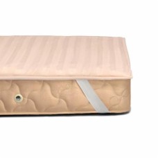 Наматрасник шелковый MirSon Carmela Silk 302/2 водонепроницаемый с резинкой по углам 26х90x200 см 2200000353221
