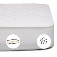 Наматрасник MirSon 951 Natural Line Стандарт Eco обычный с резинкой по периметру 26х100x200 см 2200000836274