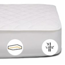 Наматрасник MirSon Natural Line Стандарт Bamboo 969 обычный с резинкой по периметру 26х120x190 см 2200000836816