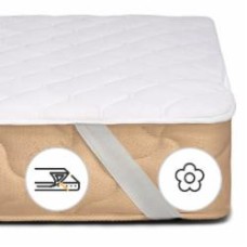 Наматрасник MirSon 950 Natural Line Стандарт Eco обычный с резинкой по углам 26х150x200 см 2200000838063