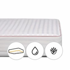 Наматрасник MirSon Deluxe Тенсель (Modal) Aloe Vera 316 водонепроницаемый с резинкой по периметру 26х150x200 см 2200000379702