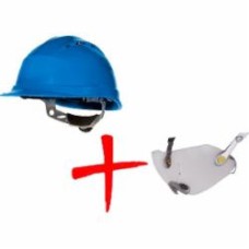 Каска Delta Plus QUARTZ ІV UP QUARUP4BL синяя с очками FUEGO Каска Delta Plus QUARTZ ІV UP QUARUP4BL синяя с очками FUEGO