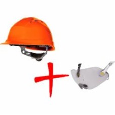 Каска Delta Plus QUARTZ ІV UP QUARUP4OR оранжевая с очками FUEGO Каска Delta Plus QUARTZ ІV UP QUARUP4OR оранжевая с очками FUEGO