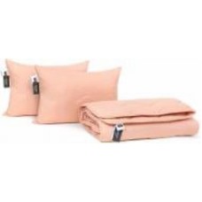 Набор Хлопковый Всесезонный №1748 Eco Light Coral (подушка 50х70 средняя) 172x205 см MirSon коралловый