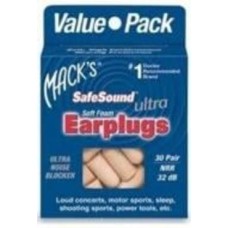 Беруши Safe Sound вкладки ушные Ultra 32 мягкие пенопропиленовые (от шума) 30 шт./уп.