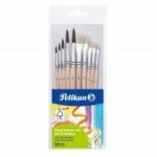 Набор кистей Big Set 10 шт пони + щетина, пвх-пакет 700405 Pelikan Набор кистей Big Set 10 шт пони + щетина, пвх-пакет 700405 Pelikan