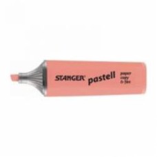 Маркер текстовый Stanger 1-5 мм пастель 10 шт. красный MARKER-TXT-STPASTR10