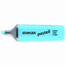 Маркер текстовый Stanger 1-5 мм пастель 10 шт. бирюзовый MARKER-TXT-STPASTT10