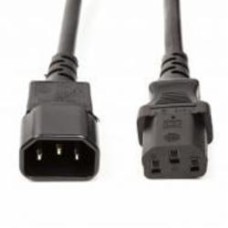 Кабель питания PowerPlant IEC C13-C14, Cu 3x1.5 мм 3 м black (CC360376)