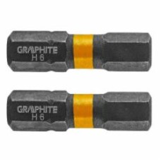Бита GRAPHITE HEх6 х 25 мм 2 шт. 56H509
