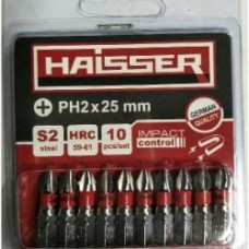 Набор бит Haisser PH1X25 мм 10 шт. 81373 Набор бит Haisser PH1X25 мм 10 шт. 81373