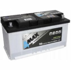 Аккумулятор автомобильный 4MAX DEEP CYCLE 90Ah 12V «+» справа (BAT90/630R/DC/4MAX) Аккумулятор автомобильный 4MAX DEEP CYCLE 90Ah 12V «+» справа (BAT90/630R/DC/4MAX)