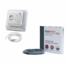Нагревательный мат GrayHot 150, 273 Вт, 1,85 м² + Терморегулятор In-Therm аналоговый для теплого пола RTC 70