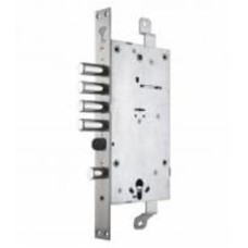 Дверной замок входной Mul-T-Lock 3-WAY LEVER+DIN 204A нержавеющая сталь