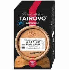 Вино Таїрово Амар де коразон полусладкое красное 10 л