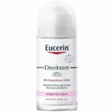 Дезодорант унисекс Eucerin Deo шариковый без алюминия для чувствительной кожи 50 мл