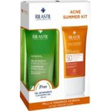 Набор Rilastil Акнестил для кожи склонной к акне SPF50 40 мл + гель деликатный очищающий 50 мл Набор Rilastil Акнестил для кожи склонной к акне SPF50 40 мл + гель деликатный очищающий 50 мл
