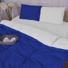 Комплект постельного белья Бязь Pablo Blue (11-2107+19-4150) 2х143х210 см синий/белый MirSon