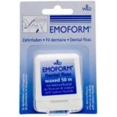 Зубная нить Dr. Wild EMOFORM вощеная с фторидом 50 м Зубная нить Dr. Wild EMOFORM вощеная с фторидом 50 м